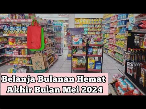 Belanja Bulanan Hemat Ibu Rumah Tangga Grocery Shopping Youtube