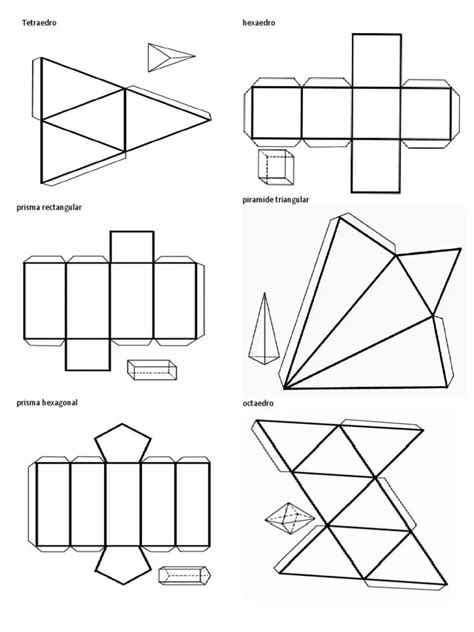 Como Hacer Figuras Geometricas Prisma Rectangular Prismas Para