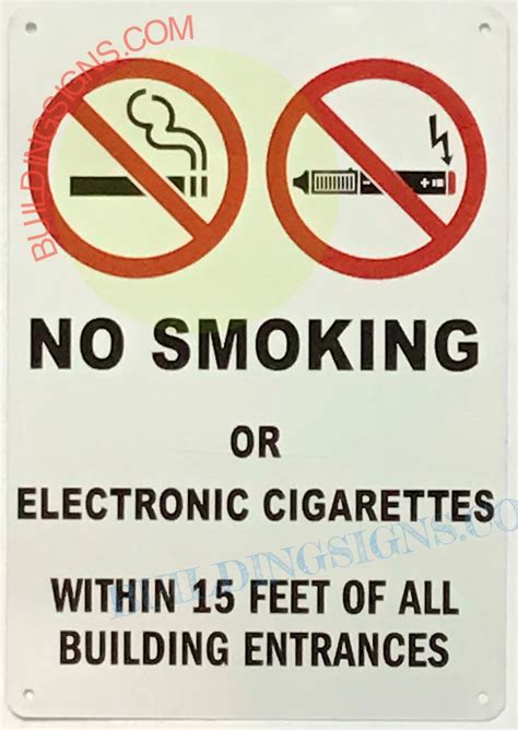 The No Smoking Sign Hpd Signs The Official Store
