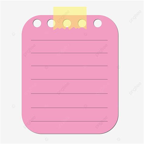 Sticky Note Clipart PNG Images Sticky Notes Sticked On Tape Scotch