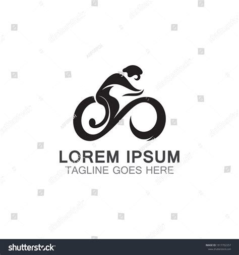 Cycling Logo Sport Design Vector Icon Stock Vector (Royalty Free ...