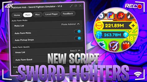 New Sword Fighters Simulator Script Auto Farm Mobs Auto Raid