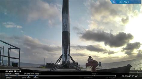 Watch Spacex S Reused Falcon Rocket Nail The Landing A Second Time