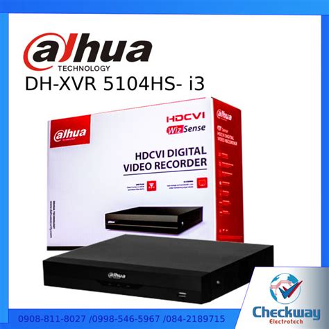 DAHUA DH XVR5104HS I3 4 Channels Penta Brid 5M N 1080P Compact 1U