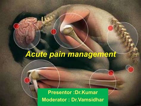 Acute pain and its management