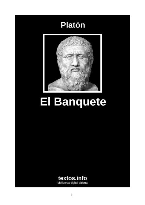 Platon El Banquete El Banquete Plat N Textos Biblioteca Digital