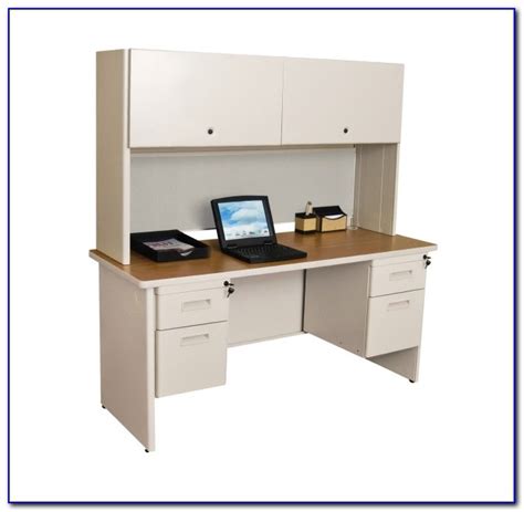 Mission Style Secretary Desk With 2 Lateral File Drawers - Desk : Home Design Ideas #XxPy8NmQby74649