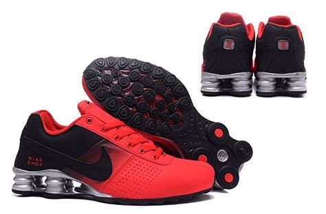 Nike Shox Deliver Men Shoes Fade Red Black Silver Casual Trainers