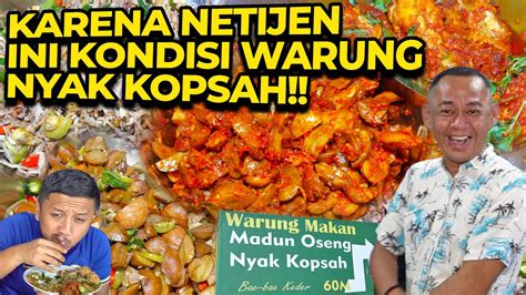 KOK JADI GINI WARUNG NYAK KOPSAH BANG MADUN YouTube