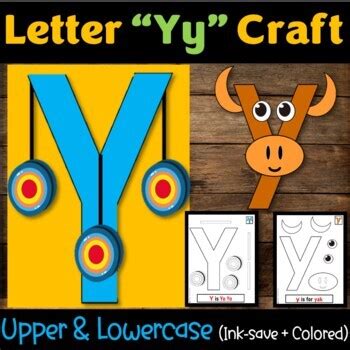 Letter "Yy" Alphabet Craft, Letter of the Week - Letter "Y" Craft ...