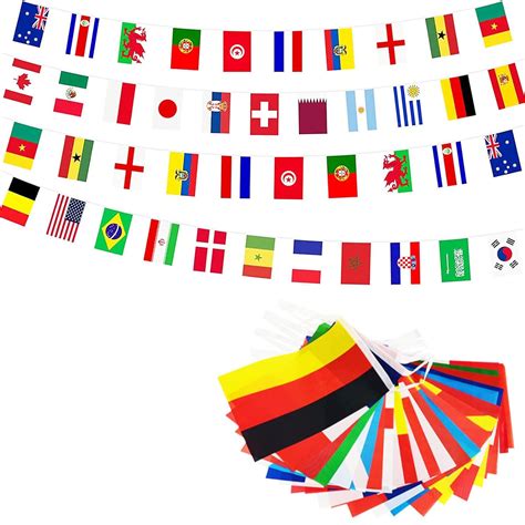 M World Flags International Flag Bunting Banner Country Flags Of