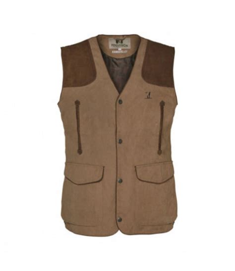 Gilet De Chasse Rambouillet Original Marron Percussion