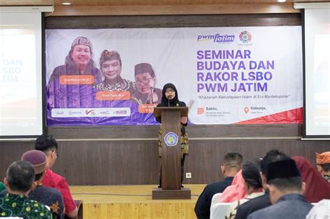 Seminar Budaya Dan Rakor LSBO PWM Jatim 3 Di Umsida