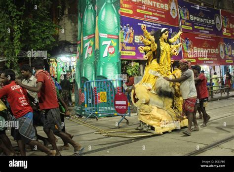 Kolkata West Bengal India Th Sep Homecoming Of Goddess