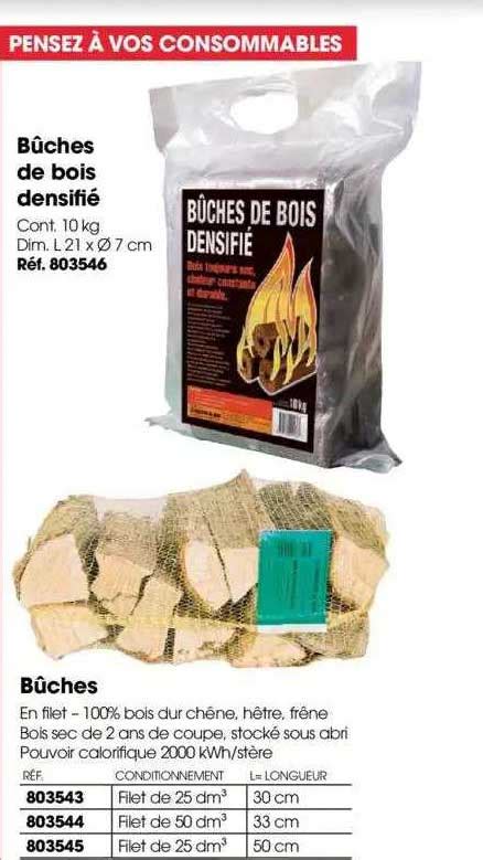 Promo B Ches De Bois Densifi Chez Brico Pro Icatalogue Fr