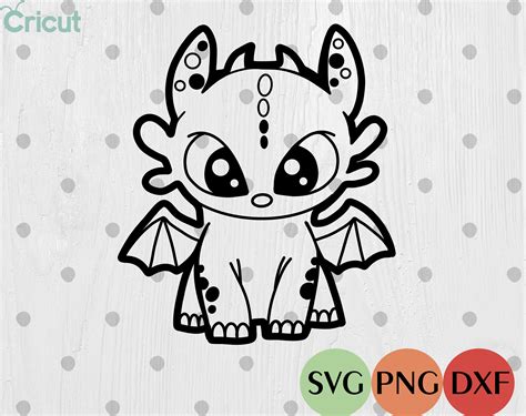 Dragon Toothless Svg Cricut Svg Silhouette Cut File Etsy