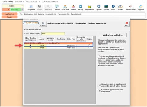 Richiesta 730 Precompilato 2024 Disponibile Applicazione GBsoftware