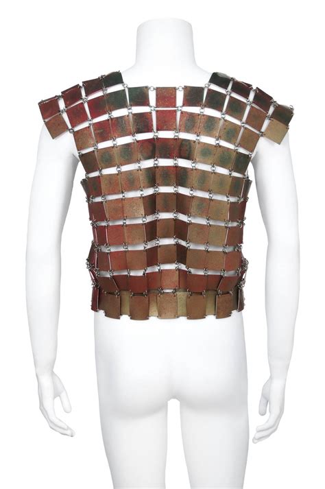 Paco Rabanne Leather Link Vest At 1stdibs Paco Rabanne Mens Clothing