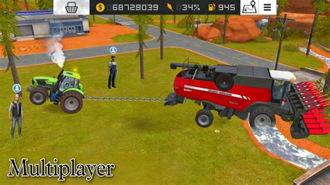 Fs Multiplayer Fs Harvesting Wheats And Corn Farming Simulator