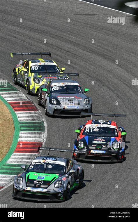 Scarperia July Porsche Gt Cup In Action During Race Of