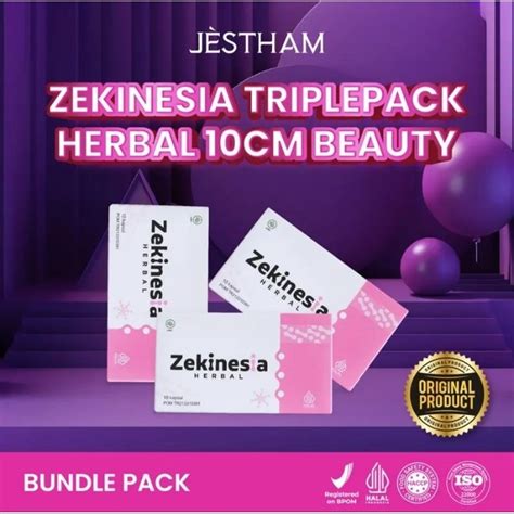 Jual Jestham Official Store Skincare Triplepack 10cm Zekinesia Beauty