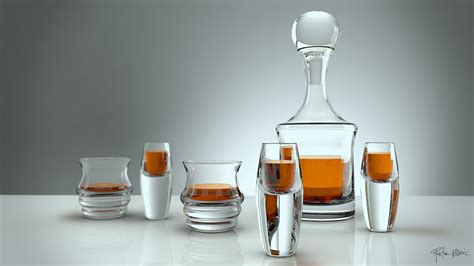 Glass Renders Behance