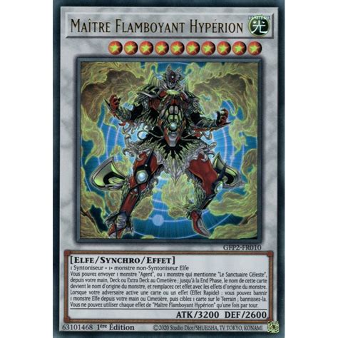 Maître Flamboyant Hypérion UR Yu Gi Oh Fantômes du Passé La 2e