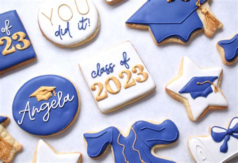 2023 Graduation Royal Icing Sugar Cookies Regular