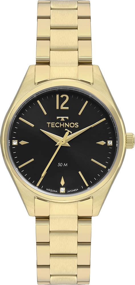 Relógio Technos Feminino Boutique Dourado 2035MVE 1K Amazon br