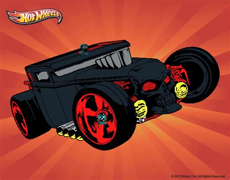 Dibujo De Hot Wheels Bone Shaker Pintado Por En Dibujos Net El D A