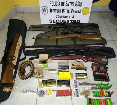 En Un Allanamiento En Barrio La Rosas Secuestraron Un Verdadero Arsenal