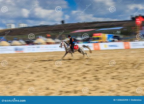 Traditional Turkish Gamejavelin Or Jeered Sport Editorial Stock Image