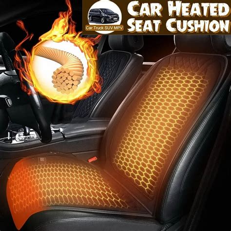 Starfire Graphene Heated Car Seat Cushion Winter 1224v Car Universal