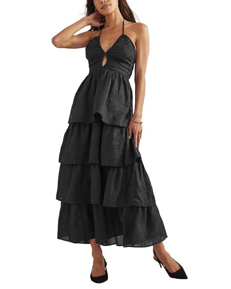 Buy Boden Ruched Tiered Maxi Dress Nocolor At 63 Off Editorialist