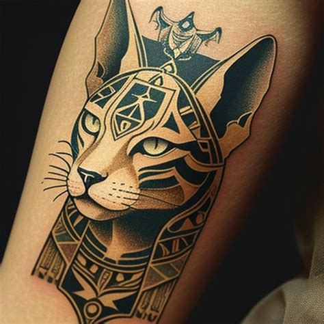 54 Egyptian Cat Tattoo Ideas - TattooClue.com