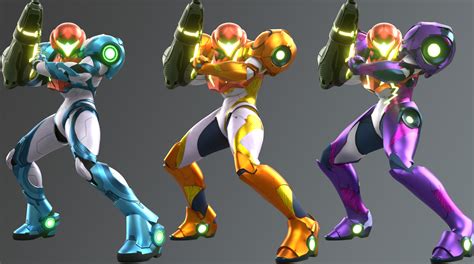 Samus Dread Pose Cosmetic Pack Super Smash Bros Brawl Mods