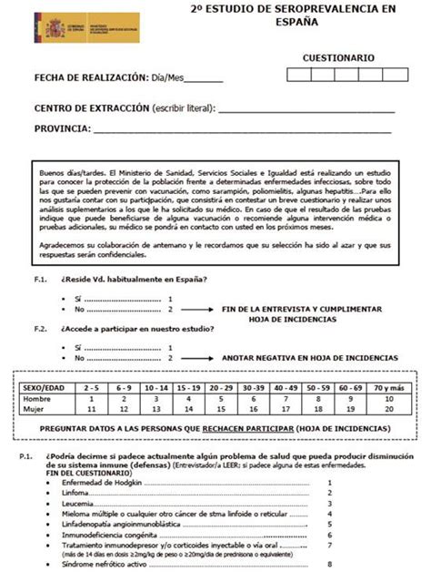 Metodología del 2º estudio de seroprevalencia en España