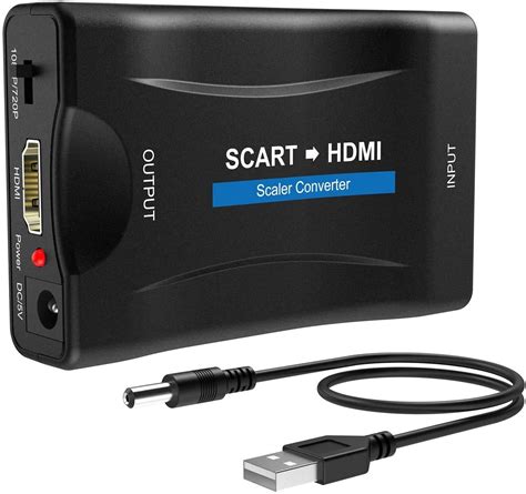 Scart To Hdmi Converter Adapter Convert Analogue Scart Uk