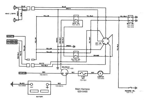 Ignition Switch Wiring Diagram Murray Lawn Tractor Lawn Mowe