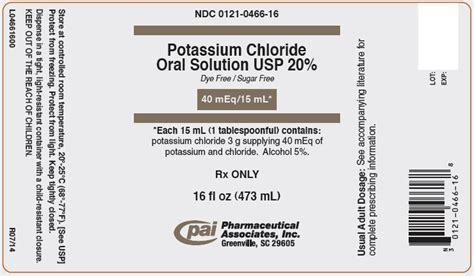 POTASSIUM CHLORIDE Solution