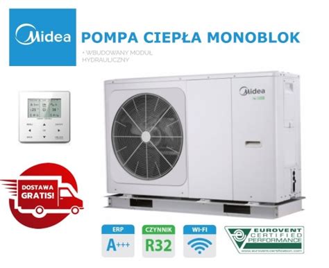 POMPA CIEPŁA MIDEA MONOBLOK MOC 16kW A 3Ph 11299023152 Allegro pl