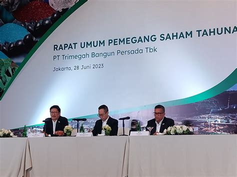 Trimegah Bangun Persada Bagi Bagi Dividen Rp Triliun Dunia Energi