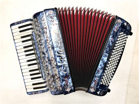 Exclusive Mengascini 108 Bass Accordion