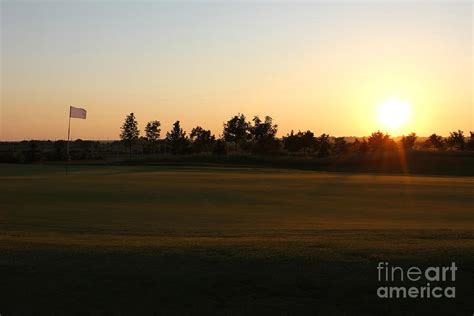 Golf Course Sunset Photograph By Kiril Stanchev Fine Art America