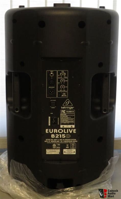 Behringer B215D Active Loud Speaker - Brand New Photo #4450745 - Canuck ...