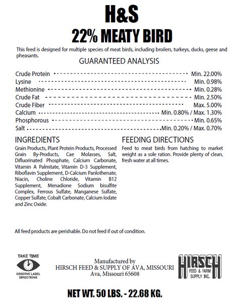 Hands Meatybird Hirsch Feed And Farm Supply