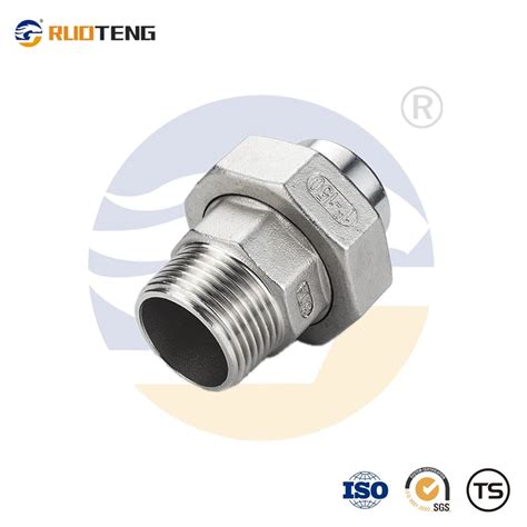 Ruoteng Stainless Steel 304 Weld Male Thread Union Sealing Joint Pipe