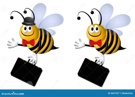 Busy Business Bee Stock Illustration Illustration Of Clip 5667327