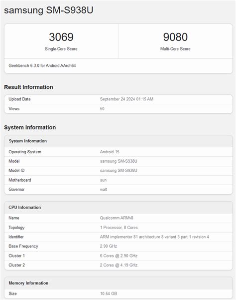 Qualcomm Snapdragon Gen Per Galaxy Debutta Su Geekbench In Modo