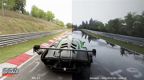 Assetto Corsa Comparison Csp Sol 2 1 A3pp Ppfilter Reshade Rain Fx Youtube